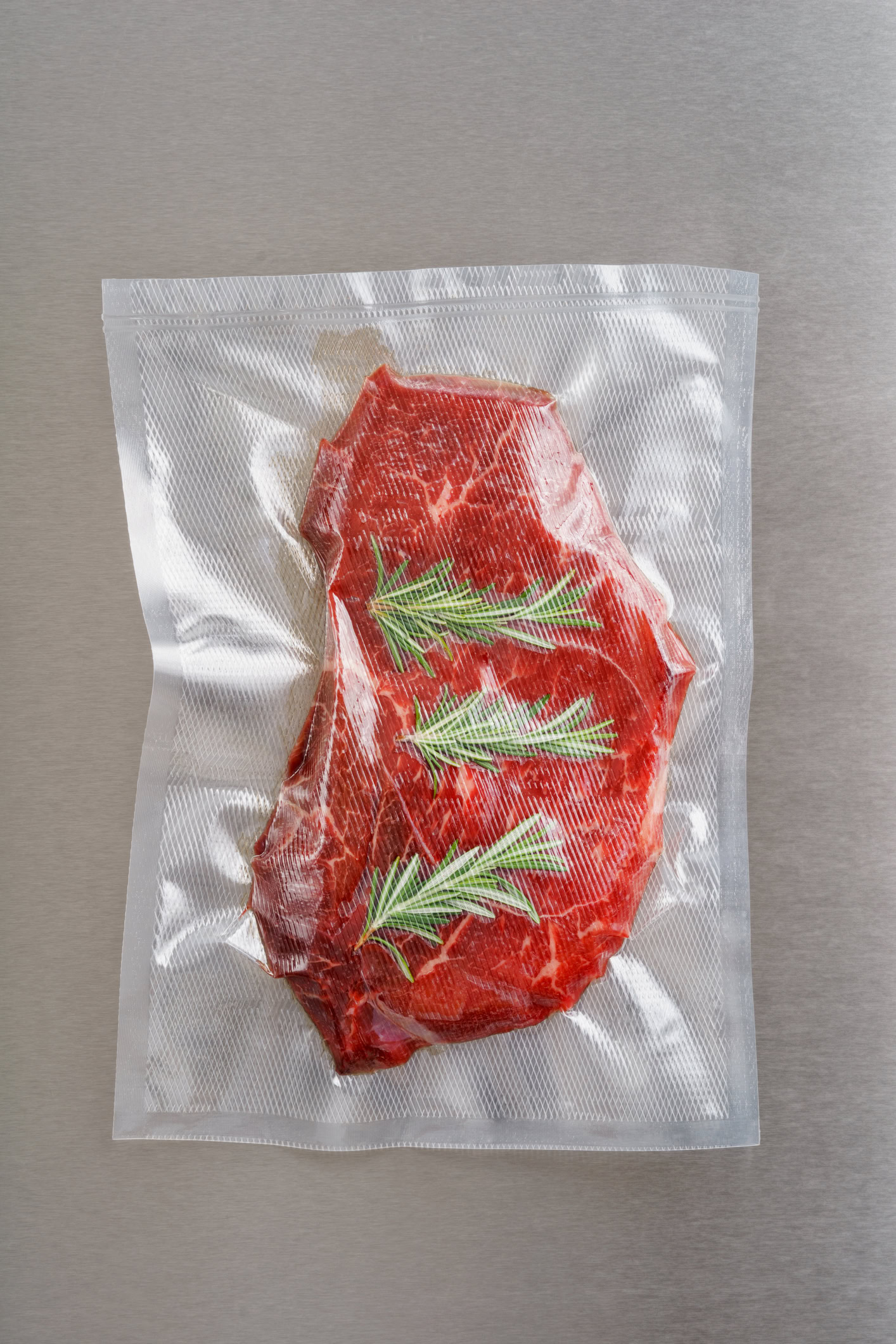 Sealed steak